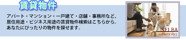 賃貸の流れ・(株)セルバ・プランニング